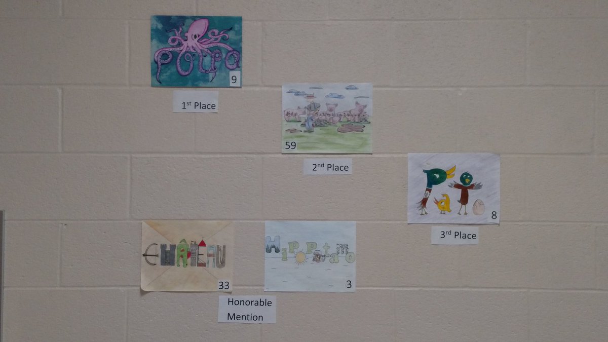 Pictogram Winners for Foreign Language Month!