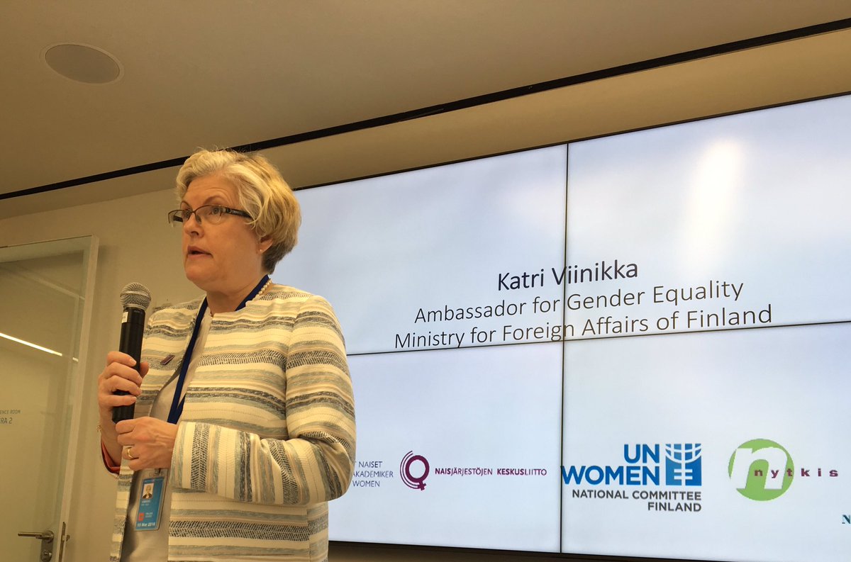 Seksuaali- ja lisääntymisterveysoikeudet ovat edellytys muiden ihmisoikeuksien toteutumiselle @ViinikkaK #SRHR #HelviSipilä #CSW63 #FinlandCSW youtu.be/aEcAOVI1-j0