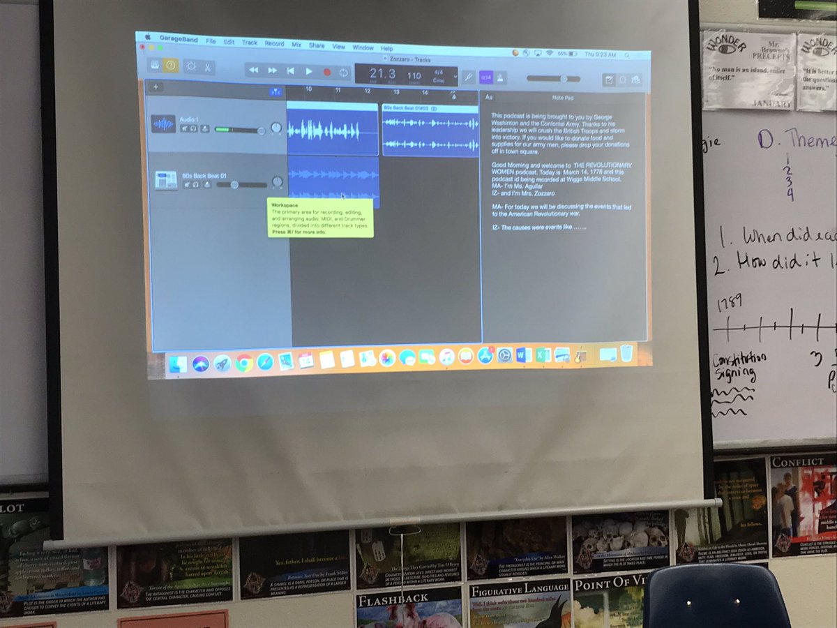 Creating Revolutionary War Podcasts! #activelearning <a href="/WiggsWolverines/">Wiggs Middle School</a>