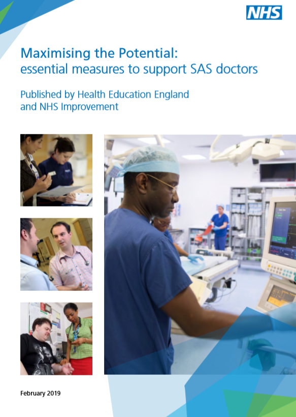 NWSASDocs's tweet photo. Improved support and better development opportunities for SAS doctors outlined in the report Maximising the potential: essential measures to support SAS doctors view the report on HEE’s website https://t.co/b4nBpym8QN #NWSASDoctors https://t.co/It1QPiiiEU