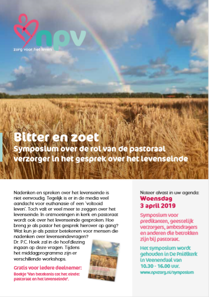 npvzorgnl's tweet photo. Al opgegeven? Van harte welkom!
Woensdag 3 april: Symposium voor #predikanten, #geestelijkverzorgers, #dominee's en anderen die betrokken zijn bij pastoraat. #palliatievezorg
Het symposium wordt gehouden in De Pniëlkerk in Veenendaal van 10.30-16.00u https://t.co/fKG536LRUC https://t.co/3Uj5iD4vxg