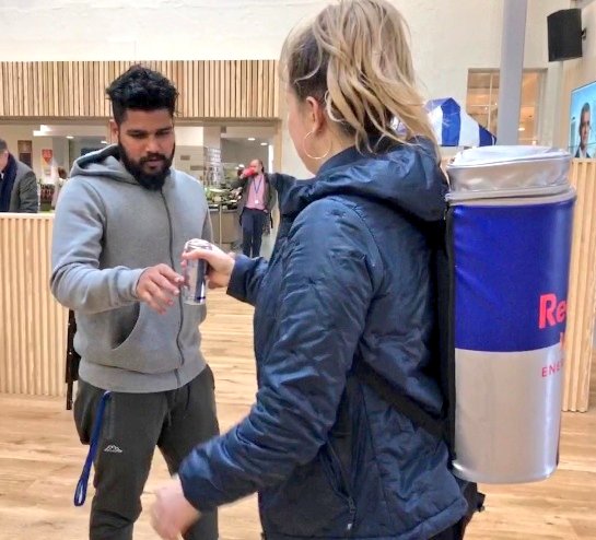 🐂 Great fun w/ Red Bull yesterday! Make sure you keep energised in the cafe. #proudtobegre #teamlondon <a href="/uniofgreenwich/">Uni of Greenwich</a>