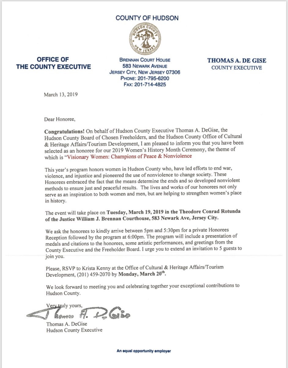 anujaksingh's tweet image. Humbled to be selected as an Honoree for Visionary Women in Hudson County. Thank you @MayorGonnelli @eSecaucus for recognizing and rewarding women mentorship. It all started with @CiscoEWN @CW_Americas @cisco_woi