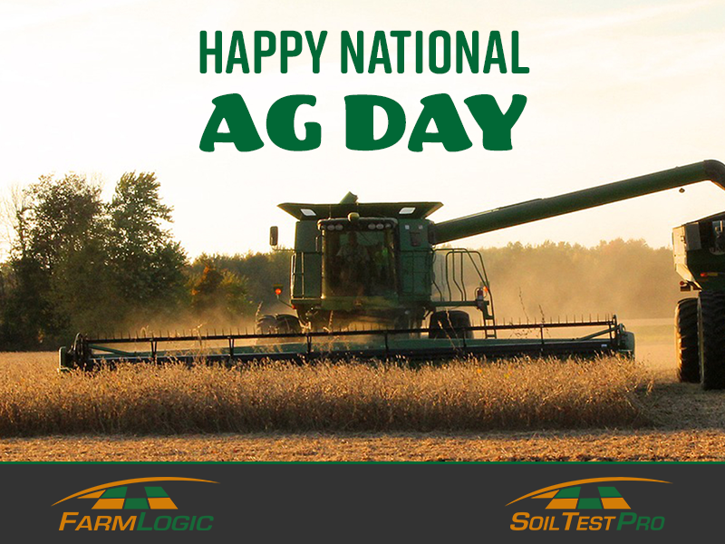 Taplogic's tweet photo. Happy National Ag Day! #NationalAgDay #AgDay19 #FarmLogic #SoilTestPro https://t.co/wDuxNo23aX
