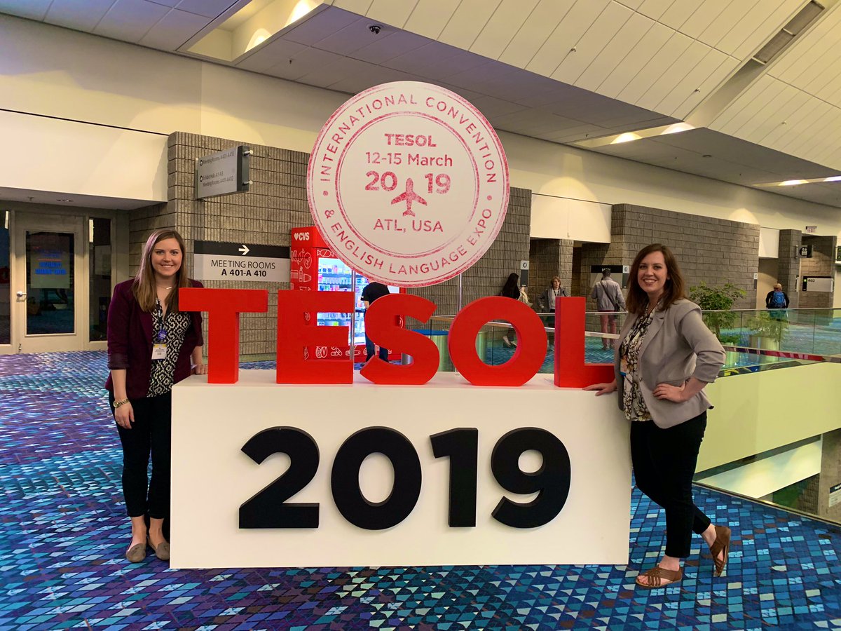 marbodensteiner's tweet photo. Excited for day 2! #TESOL19 #Tesol #ESL #formerfellows #ELP #atlanta https://t.co/ECQwcNL6P0
