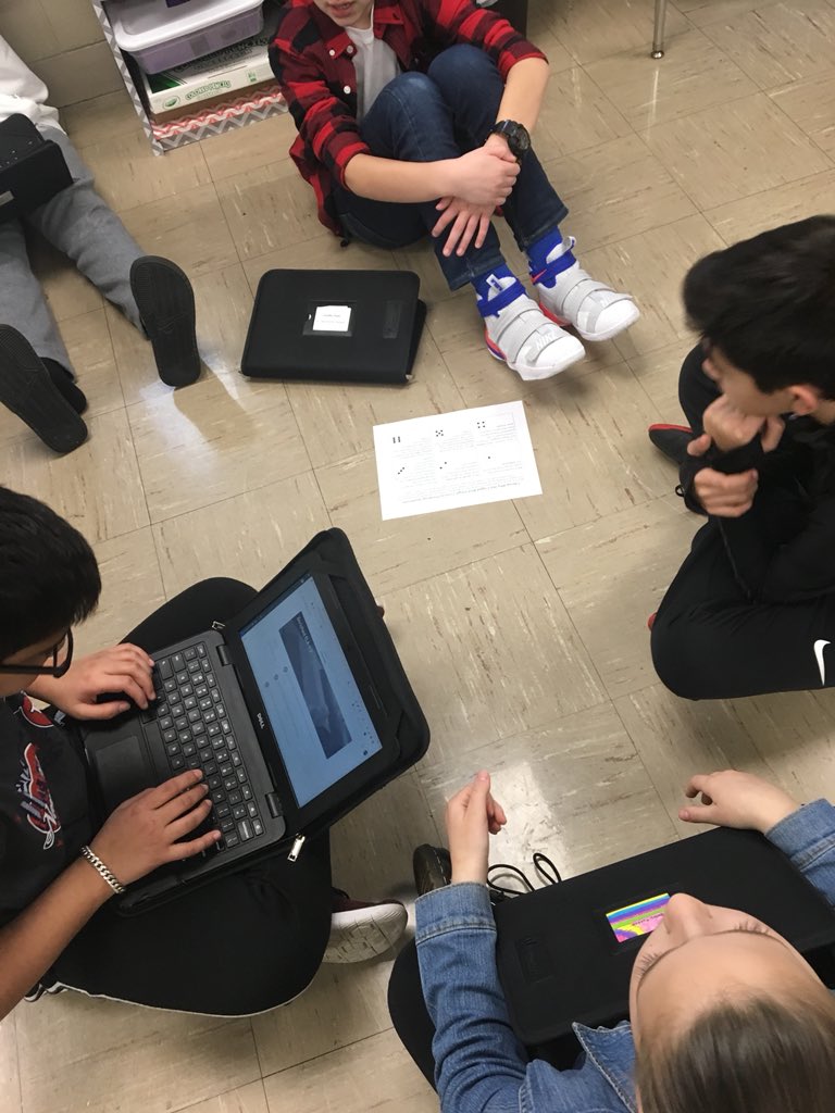MrsBoeing's tweet photo. Thank you #IamBPI for helping me shake it up in my room! Kids loved discussing the critical thinking questions before responding in writing. https://t.co/VyaoIQghZb