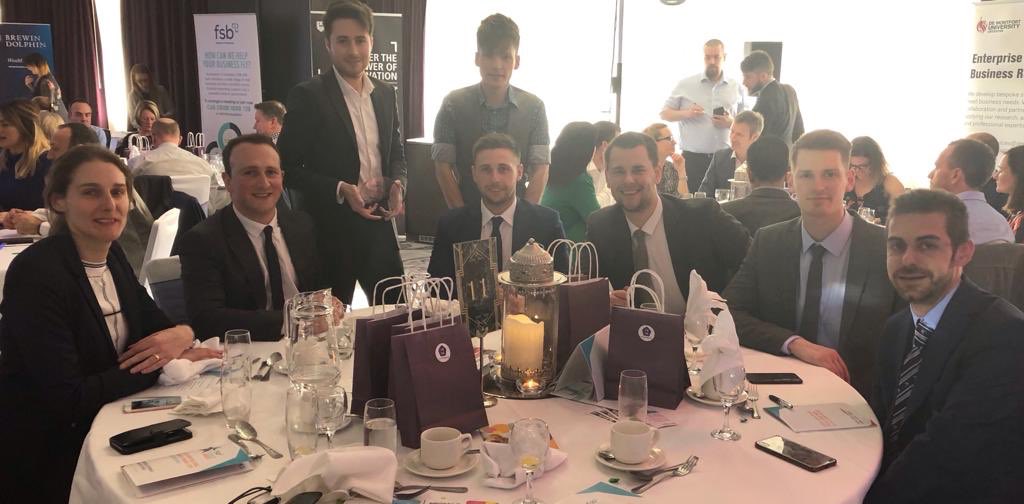 first4magnets's tweet photo. Some of the #MAGNETEXPERT team at today’s @FSBEastMids business awards, where we have won the Young Entrepreneur of the Year award! #FSBAWARDS @FSB_Voice https://t.co/NcglkB4Dct