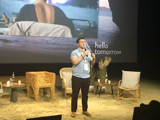 Izaleg's tweet photo. “#Data is shifting geopolitics in 3 ways: government to government; government to citizen; and citizen to citizen.”  DeepFakes keynote by John Egan from @latelier
#HTSummit @hellotmrc @BNPParibas https://t.co/r6PpZ9dUob