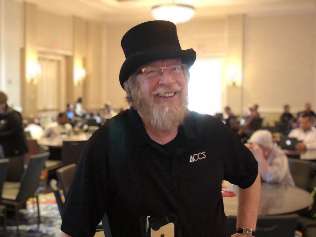 ACCSVA's tweet photo. Who says geeks can’t throw some “style??!!” #ACCS2019 https://t.co/vI25zfeS5h