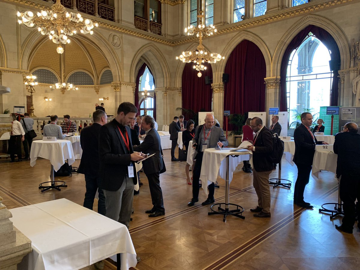 Joining matchmaking at the #SWDays19 - excellent place in the #Vienna townhall and a lot of contacts - tomorrow talking about <a href="/FIWARE/">FIWARE</a> usage in #AgriFood at the roundtable workshop <a href="/IoF2020/">IoF2020</a> <a href="/SmartAgriHubs/">SmartAgriHubs</a>