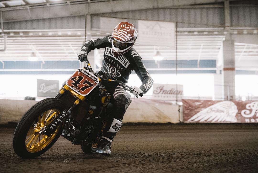 indianmotocycle's tweet image. We're back #DaytonaBikeWeek, and we brought some friends.

At 7PM ET tonight, check our Instagram Story for the @RolandSands #SuperHooligans and the first race of the 2019 @AmericanFlatTrk season with @jaredmees defending the throne.

Photos by IG: mogran and seanmacd