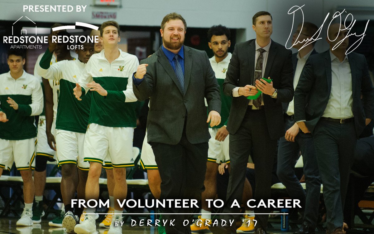 Catamount Tribune: "From Volunteer to a Career” by <a href="/derkvt24/">Derryk O'Grady</a> ’17. An inside look at DOG’s six years with <a href="/UVMmbb/">UVM Men's Basketball</a> -   go.uvm.edu/m1nig #ThisIsVermont