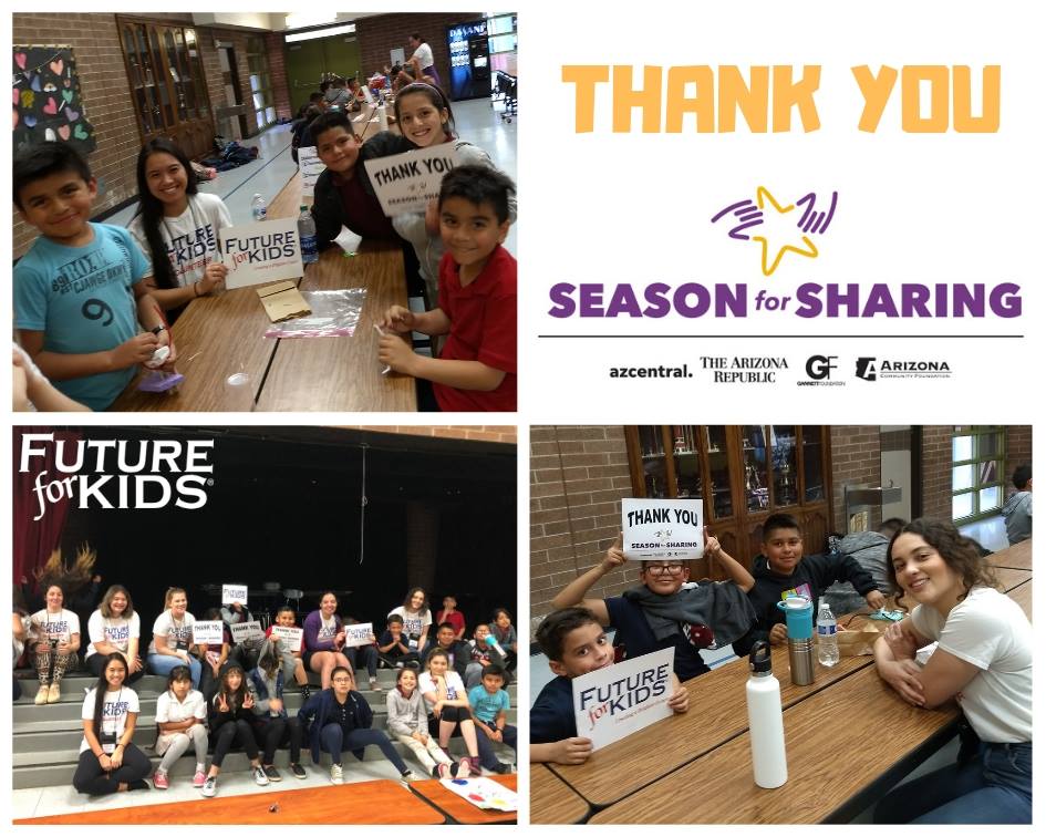 Futureforkids's tweet image. Thank YOU Season For Sharing, azcentral, and Republic Media - The Arizona Republic and azcentral.com for your commitment to helping our community! We are honored to be a grant recipient!

#ThankYouThursday #SeasonforSharing #TYTHURS #GiveBack #Philanthropy #ThankYou