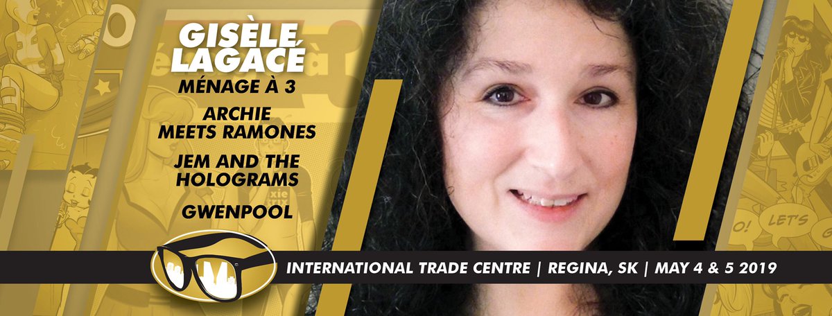PopConYXE's tweet photo. Canadian #cartoonist &amp; #comicbook #artist @GiseleLagace is joining us at #SaskExpo #YQR. She is currently working on #Exorsisters @ImageComics. She has also drawn art for #ArchieMeetsRamones, #JemandtheHolograms, #BettyBoop, #Gwenpool, #StreetFighter, #DieKittyDie, and more! https://t.co/KKuecDLxhl