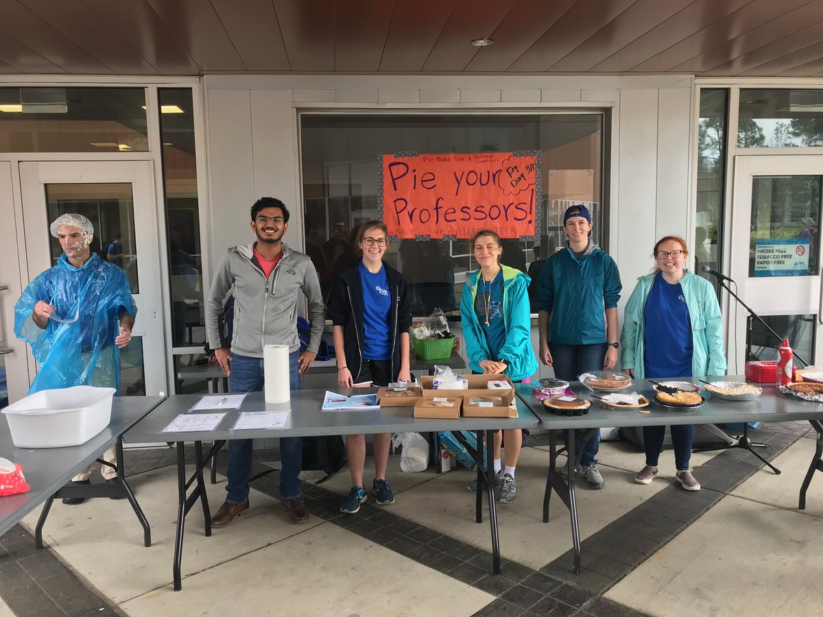 IT IS PI DAY!!! Celebrate by Pie-ing your professors in the CU Breezeway!!!