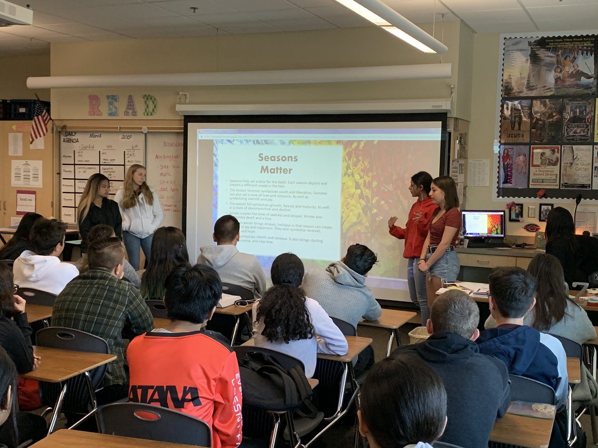 Mrs_Cook_Cen10's tweet photo. To Kill a Mockingbird and How to Read Literature Like a Professor presentations are today. I’m so impressed! #Cen10 #TKAM https://t.co/x1unYY09bM