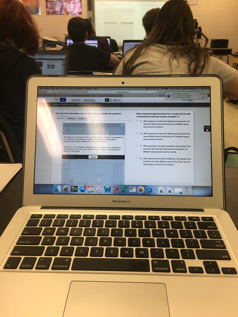 MrRecord21's tweet image. In grade 8 learning about #MISA #MrsPorter class @PocomokeMiddle #SASProjectPocomoke @schoolretool #PracticeTest