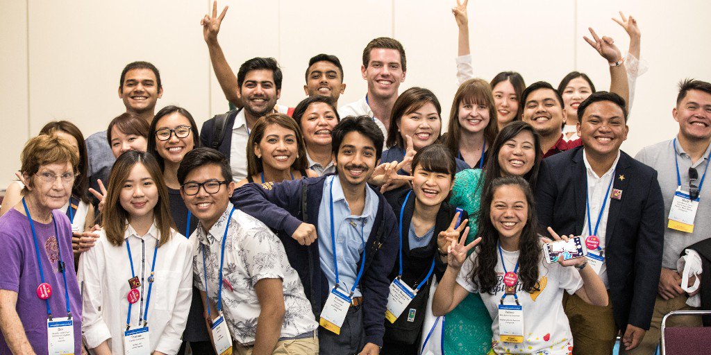 Rotary's tweet photo. Through #Rotary, young people are able to create lasting connections, discover new experiences, and make a positive impact. - @JohnHewko #worldrotaractweek https://t.co/gfq5jQ7CvO https://t.co/XG9kjfU0CQ