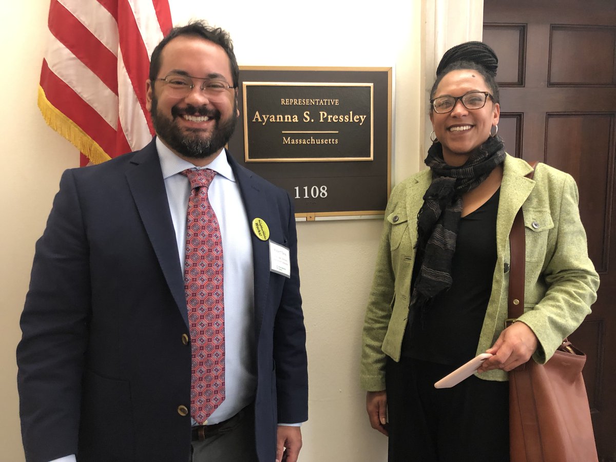 UrbanEdgeBoston's tweet image. Our Director of Community Engagement Robert Torres @robbyjt (pictured here with Leslie Reid from Madison Park CDC) is in Washington D.C. today advocating for affordable housing and community development. #NeighborWorks #CDCsWork #AffordableHousing