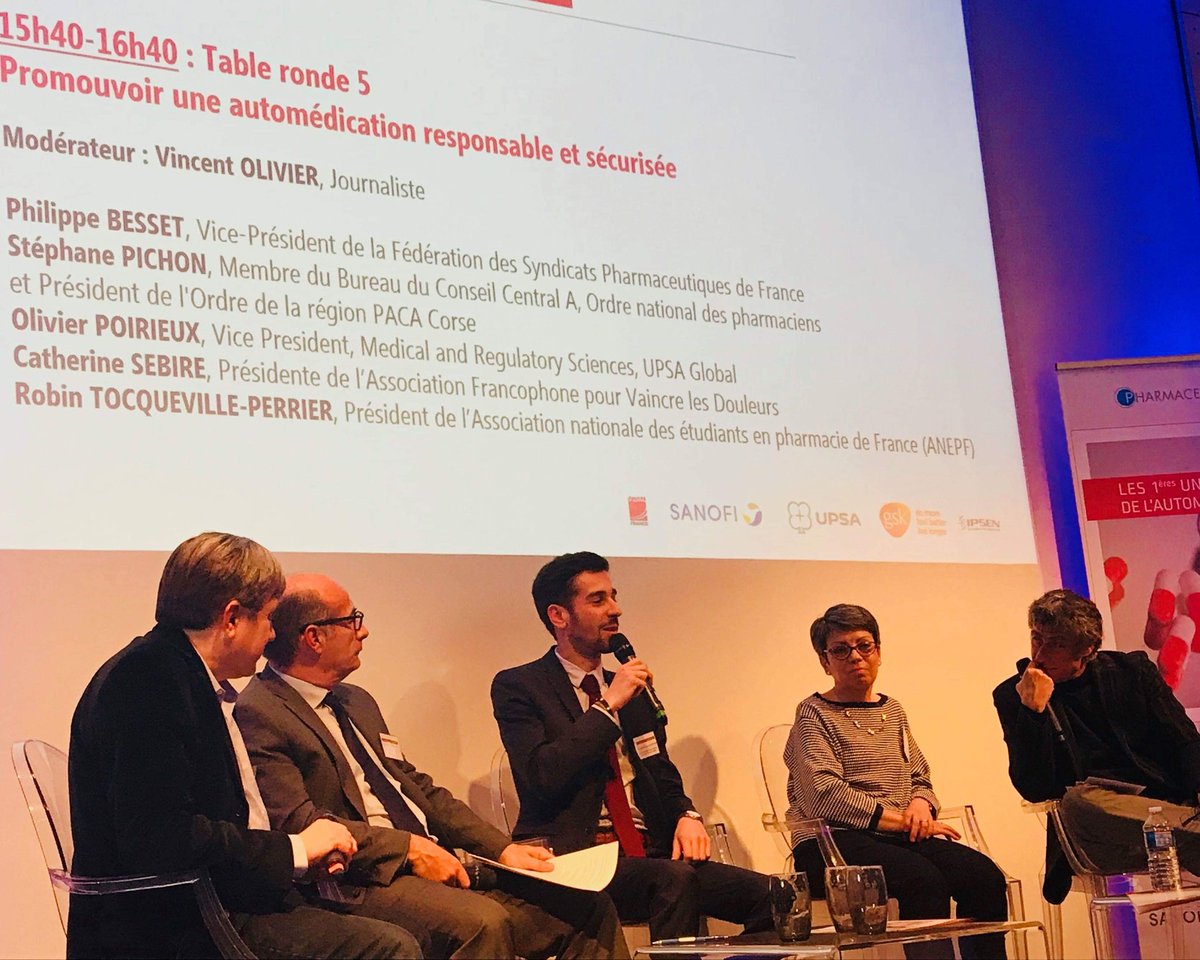 Pharma_ANEPF's tweet image. #automédication | 💊 Cette après midi @Robin_ANEPF intervenait à la 1er Univ de l&apos;automédication afin de nous parler de sa #Securité, sa #tracabilité et de l&apos;homogenisation de sa #qualité de dispensation grâce à des arbres d&apos;aide à la décision