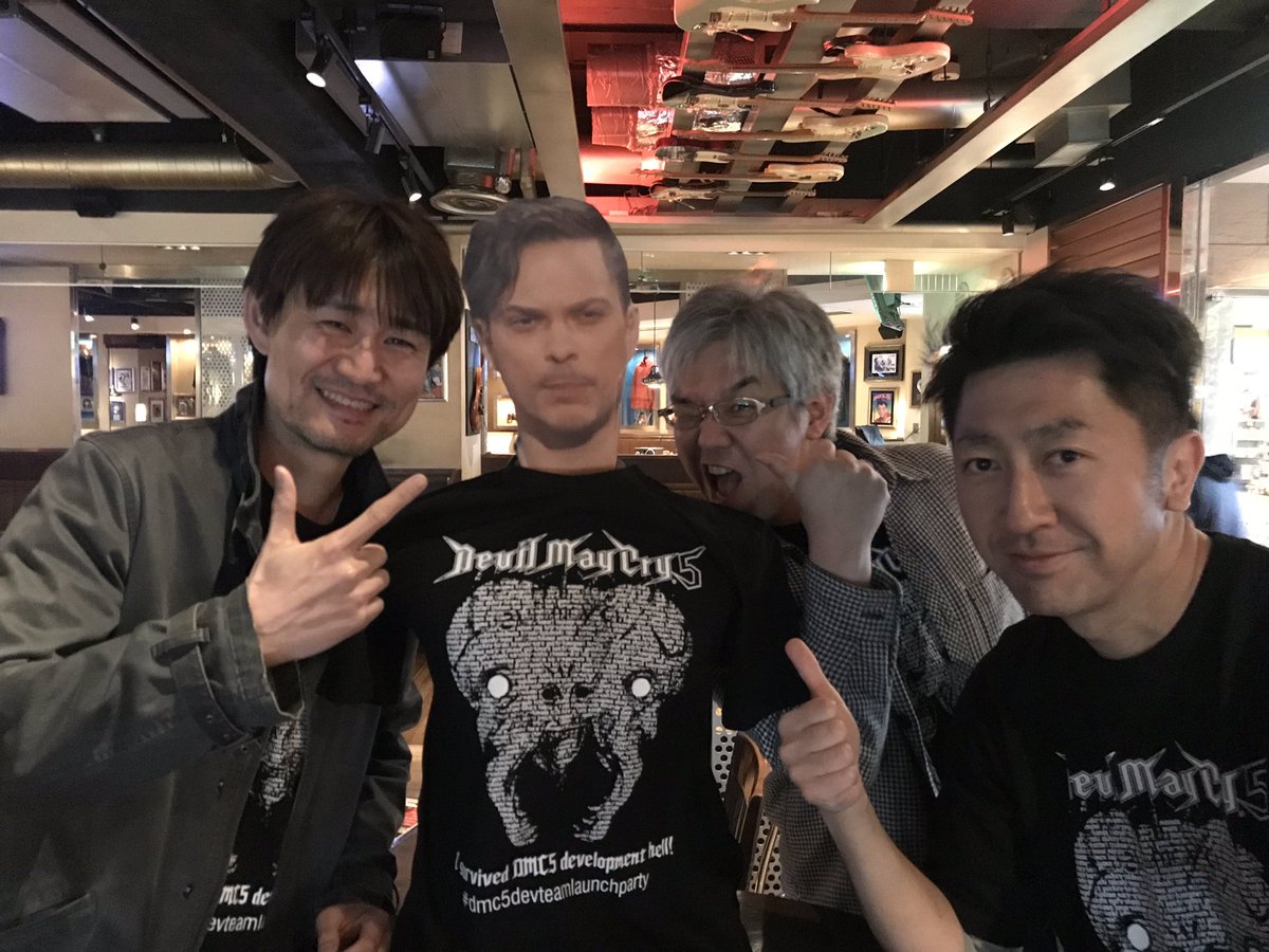 YoshidaBeer's tweet photo. I’d like to thank you all.
Dev team, DMC fans, you guys are the best 😈
#dmc5devteamlaunchparty
#dmc5
#hardrockcafeosaka https://t.co/mMNC6IUv8M