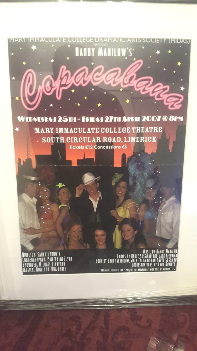 MIDAS_MIC's tweet photo. Throwback No. 8/20 is the fabulously fun Copacabana! This fantastic piece left our audiences with feathers in their hair back in 2007! 💛

Do you know where Copacabana is actually located? 🤔

➡️Don't forget to get your tickets to MIDAS's #AChorusLine at https://t.co/LJrtihpey2 https://t.co/c1Zq9Ggpa0