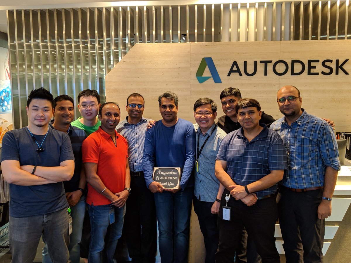owais_zahid's tweet image. We bid farewell to our good friend n mentor today @onlynagendra ... we did it in #Autodesk style. Ben n Co. created a memento from scratch with at #MakerStudio engraved with messages from the crew.
#LifeAtAutodesk #Godspeed