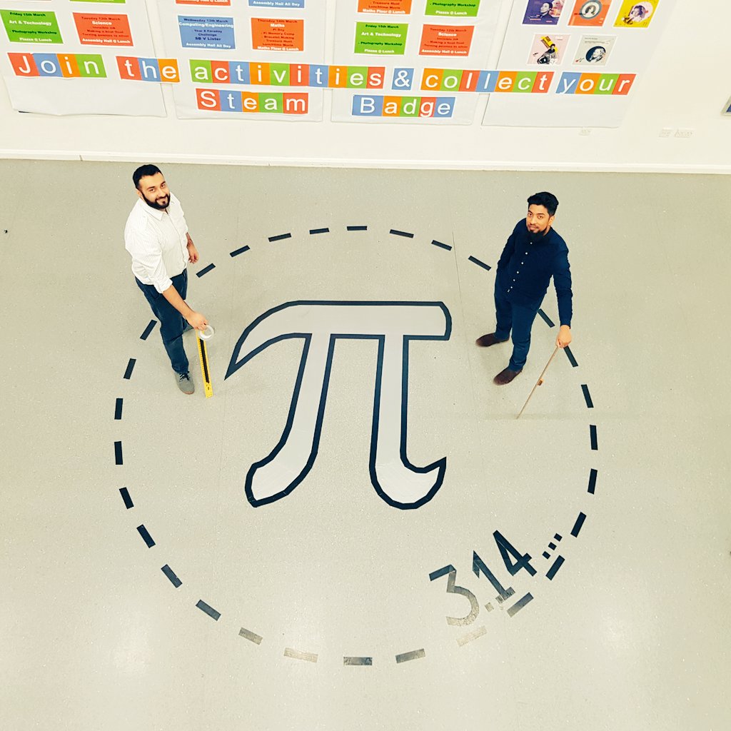 rabiahmahmood29's tweet photo. Happy #PiDay! @SBonnellSchool https://t.co/crgWjMores