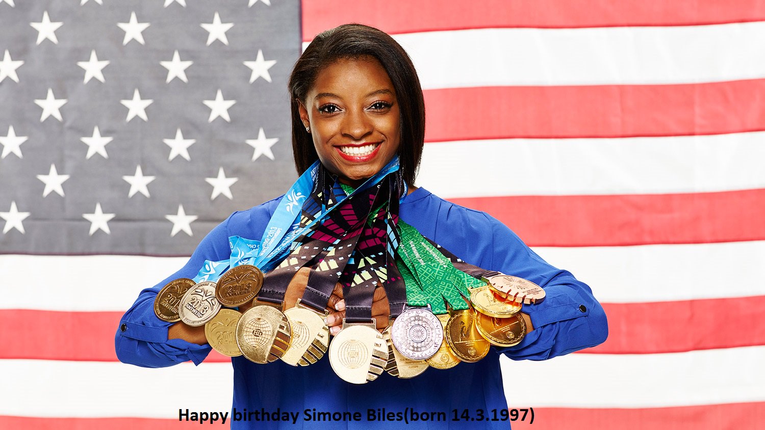 Happy 22nd birthday Simone Biles!  