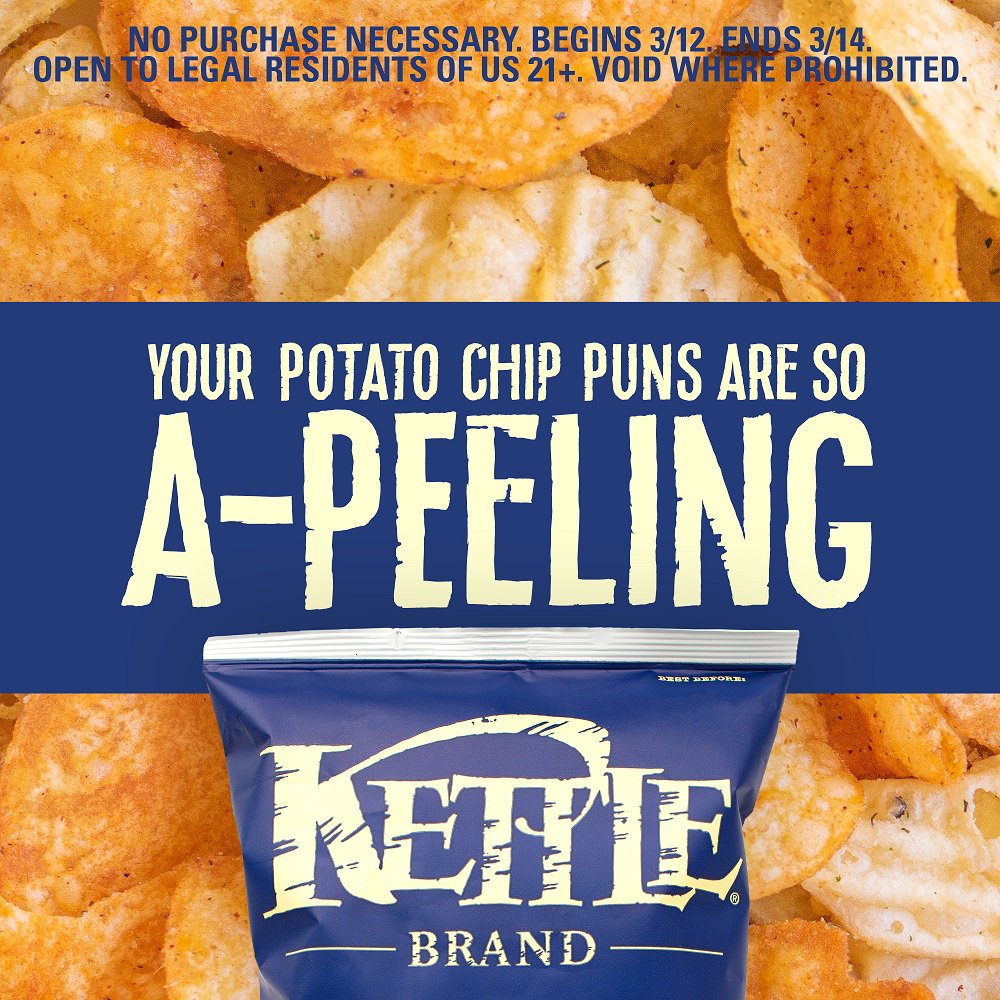 Kettle Brand Chips on Twitter "*SWEEPSTAKES* We know you've had this