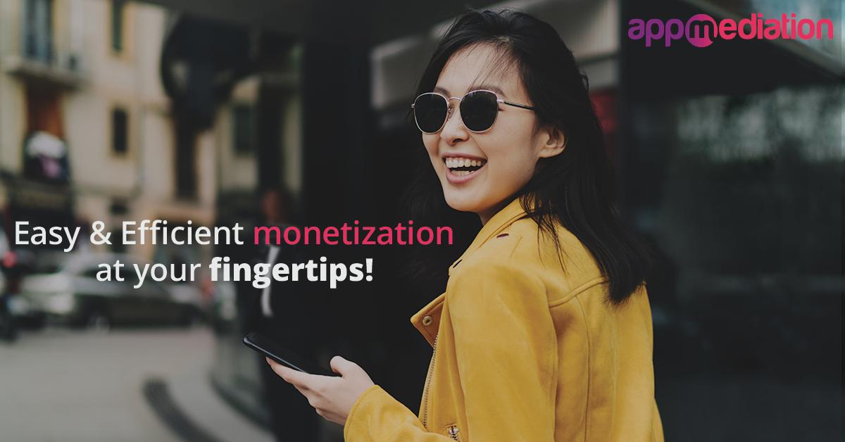 tryappmediation's tweet photo. Our single SDK makes monetization easy! ✔️ 😌 Take our platform for a spin and see it for yourself 💫 >>> https://t.co/PwjGp9IRji 
#appmediation #appmonetization #monetize #sdk #mediation #mobile #apps https://t.co/qSwUWCfZ2q