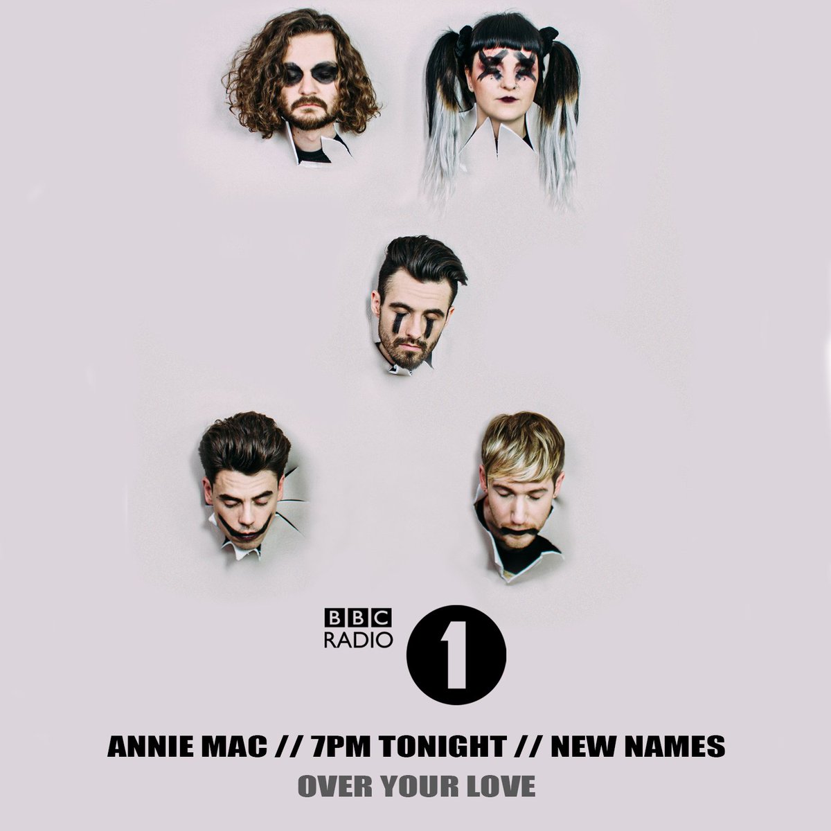 We're one of @AnnieMac's New Names. Tune into <a href="/BBCR1/">BBC Radio 1</a> from 7PM tonight 📻⚡🖤

Don't forget to text the show on 81199 and get involved!