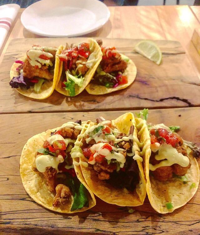InvitationV's tweet photo. Inhale tacos. Exhale negativity. Namaste. 🧘🏼‍♀️🙏🏻🌮 Photo by @rethink_food on @instagram ❤️ #plantbased https://t.co/MX1mYOWyy4