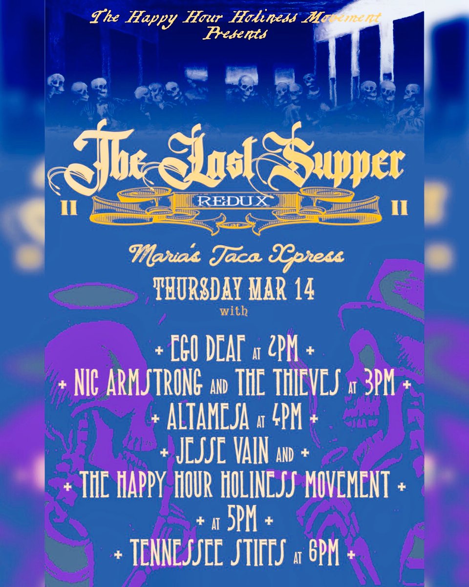 Last chance to catch Nic Armstrong &amp; The Thieves at #SXSW before heading for the hills - today at 3pm at Maria’s Taco Xpress <a href="/MariasTacoXpres/">Maria's Taco Xpress</a> #nicarmstrongandthethieves #austin #atxmusic #mariastacos