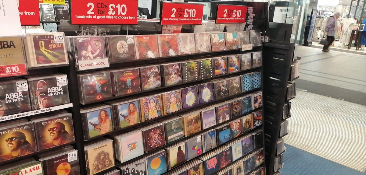 hmvCarlisle's tweet image. Come and check our classic Rock range instore now. #2for£10
