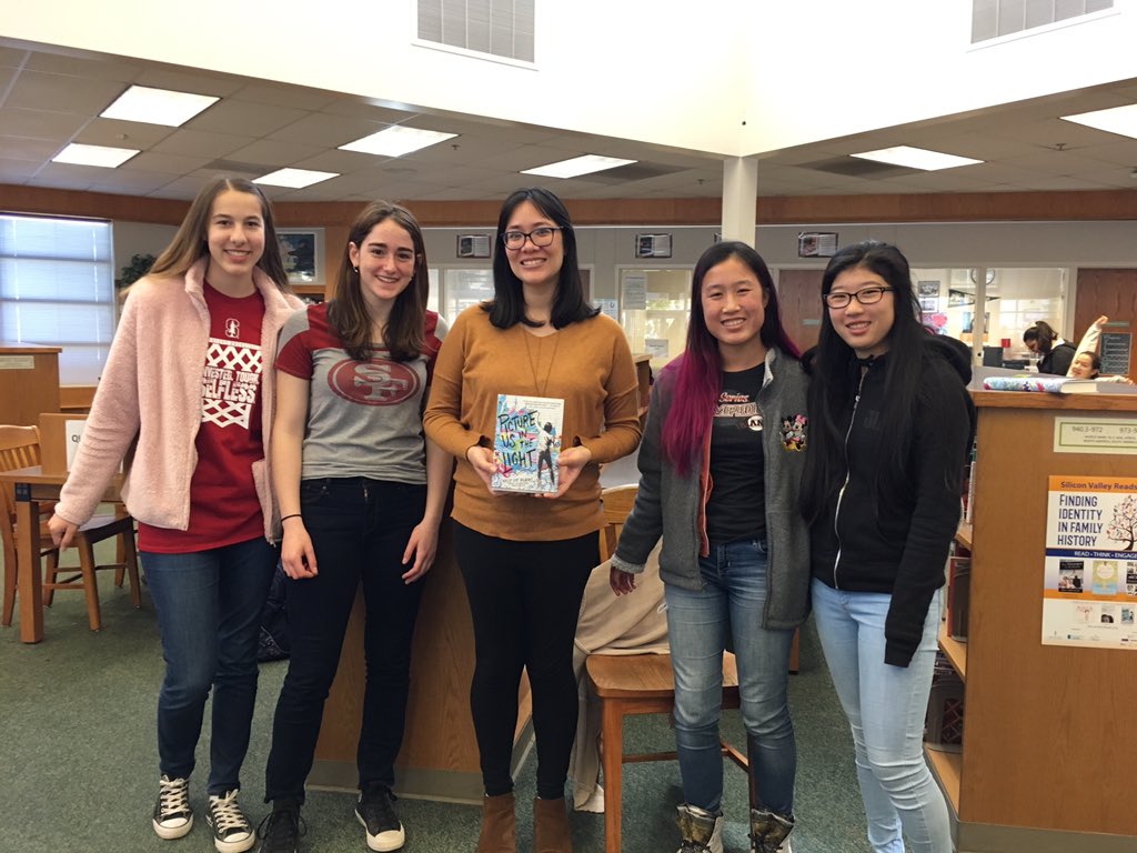 HHS_lib's tweet photo. Thank you to Kelly Loy Gilbert, @SVReads and Creative Bookkeeping for an informative and thought-provoking visit and discussion yesterday! https://t.co/6DoK3iLUrc