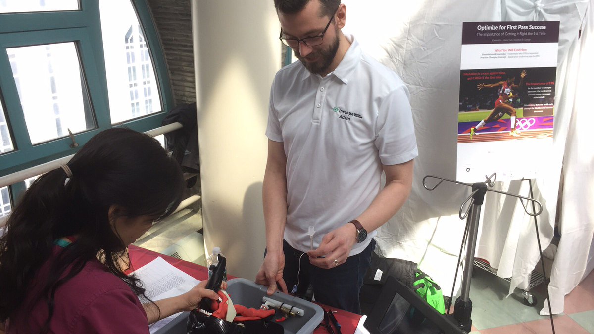 We are demoing the Inscope Video Laryngoscope at the New York Presbyterian Hospital Protected Airway Course today. It’s incredibly rewarding to see the device in action!

The Inscope Video, enabling video laryngoscope access for every intubation.