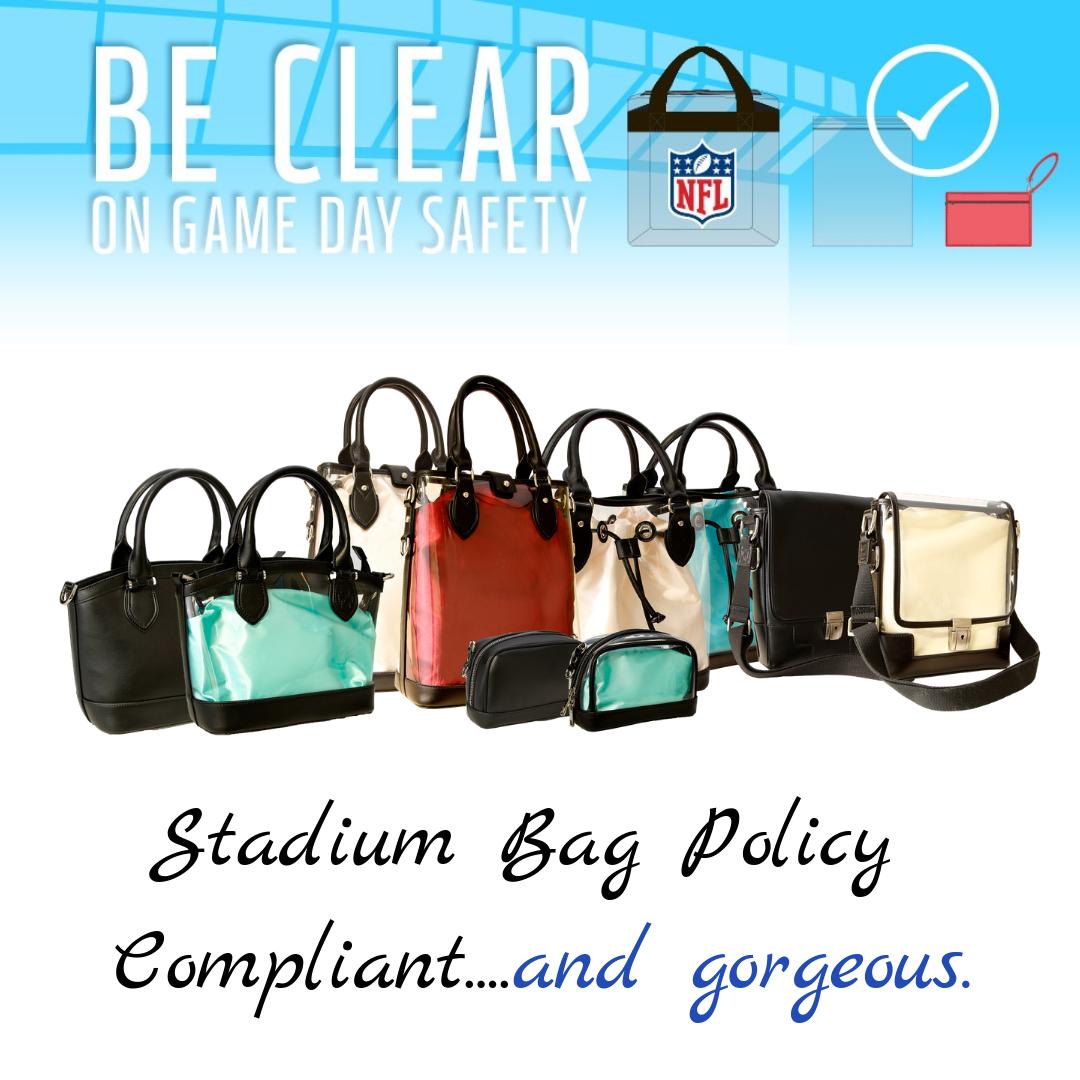 Don't settle for ugly stadium bags.  
Be proud of your bag. 

dominieluxury.com/collections/d-…

#clearhandbag #nflapproved #gameday #stadiumbag