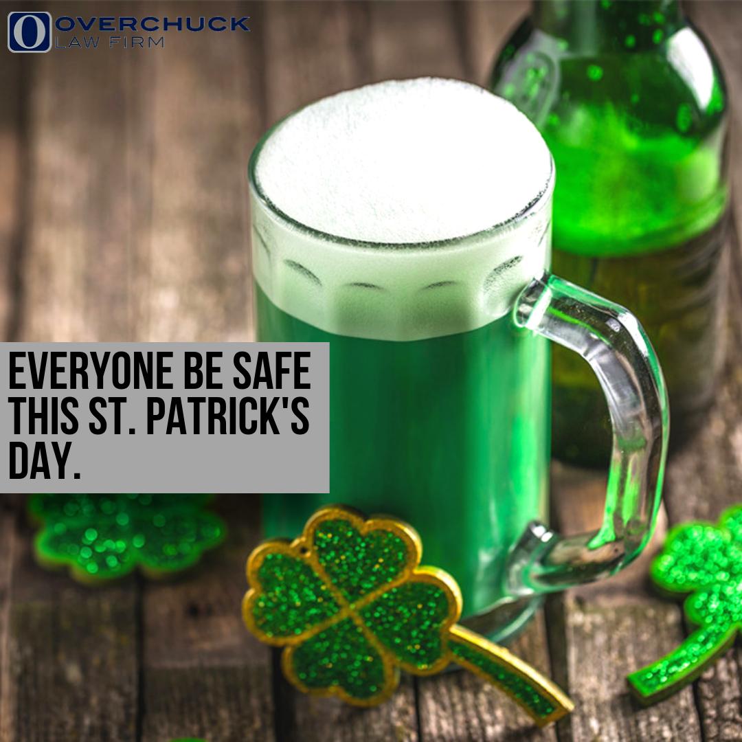 overchucklaw's tweet photo. This St. Patrick’s Day, Overchuck Law Firm is wishing you a memorable and safe holiday! If you or someone you know is involved in any personal injuries on this holiday, please call us to help you through this time. 407-900-2344
#OverchuckLawFirm #StPatricksDay #AutoAccident https://t.co/hpVO5YiSyA