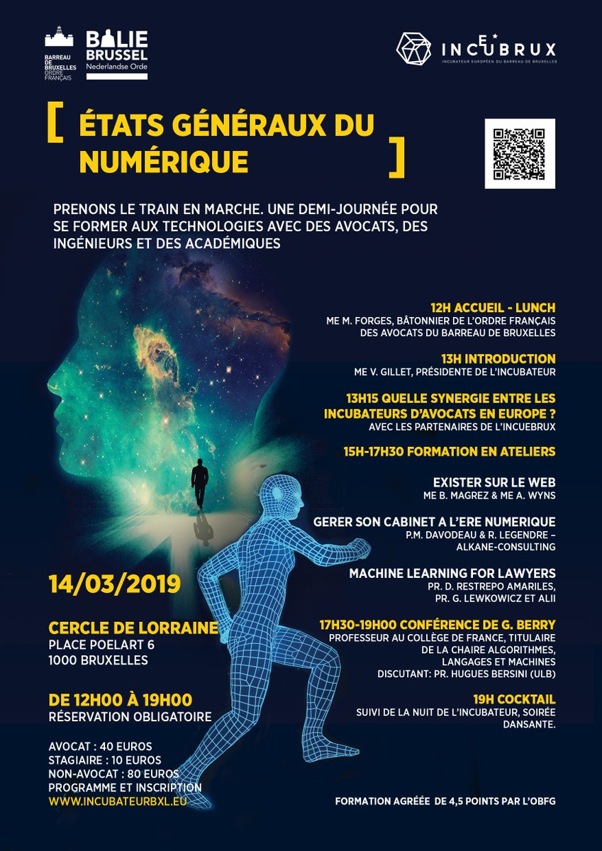 barreaunantes's tweet photo. Aujourd'hui, le barreau de #Nantes était présent aux Etats Généraux du Numérique, organisés par l’Incubateur européen du Barreau de Bruxelles #ETGN #INCUEBRUX #LesBoosters https://t.co/gLILcKHZc4