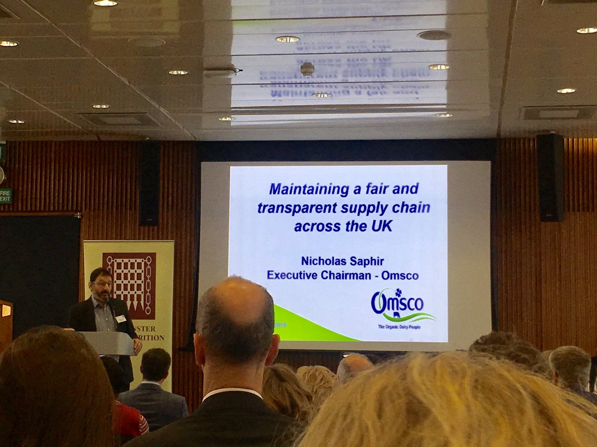 Nicholas Saphir speaking at <a href="/WFNFEvents/">WFNF Events</a> ‘next steps for UK agriculture’ keynote seminar earlier today: “The future of UK food and agriculture is about added value exports.” #WFNFEvents #Agriculture