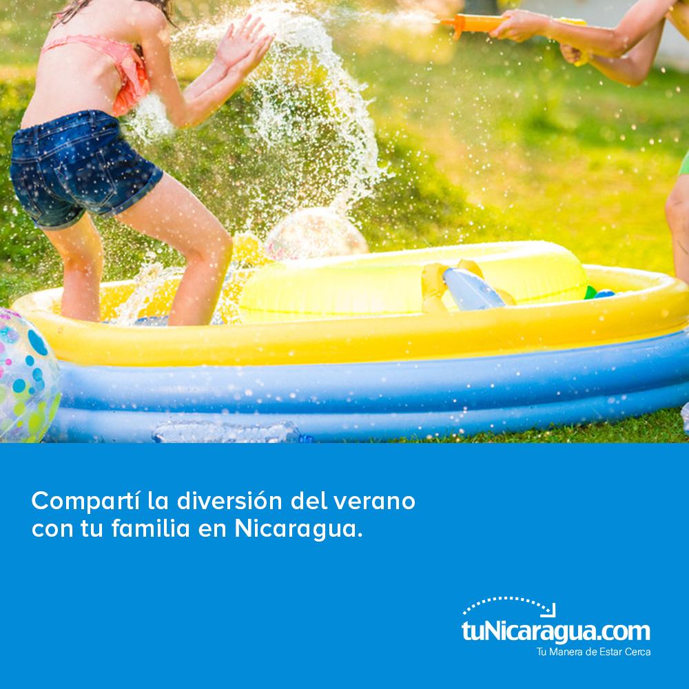 Resfescales el verano q tu familia en #Nicaragua! Sorprendelos con una piscina inflable. Se lo entregamos en la puerta de su casa. bit.ly/2XDcSiG #verano #piscina #FelizJueves
