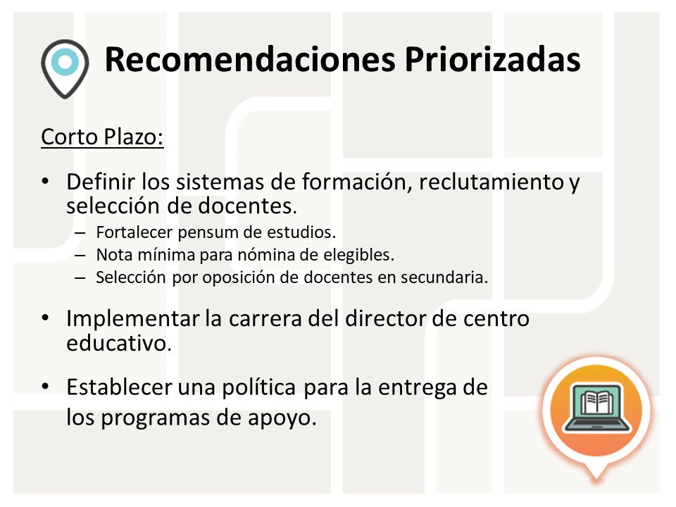 "Los sistemas de formación, reclutamiento y selección de docentes es crucial en el corto plazo" advierte <a href="/LineasFrescas/">MC Aceña</a> en Educación y #DesarrolloGT. "Debemos reclutar a los mejores maestros con los mejores conocimientos" concluye.