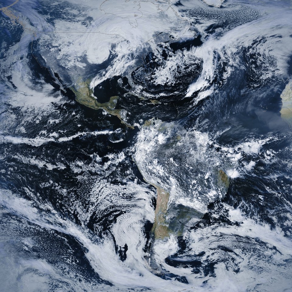 OpenSatProject's tweet photo. GOES 16 ABI - False Color | #GOES16 #GOES17 #OSP #SatHelperApp https://t.co/rvEwf3YPSI