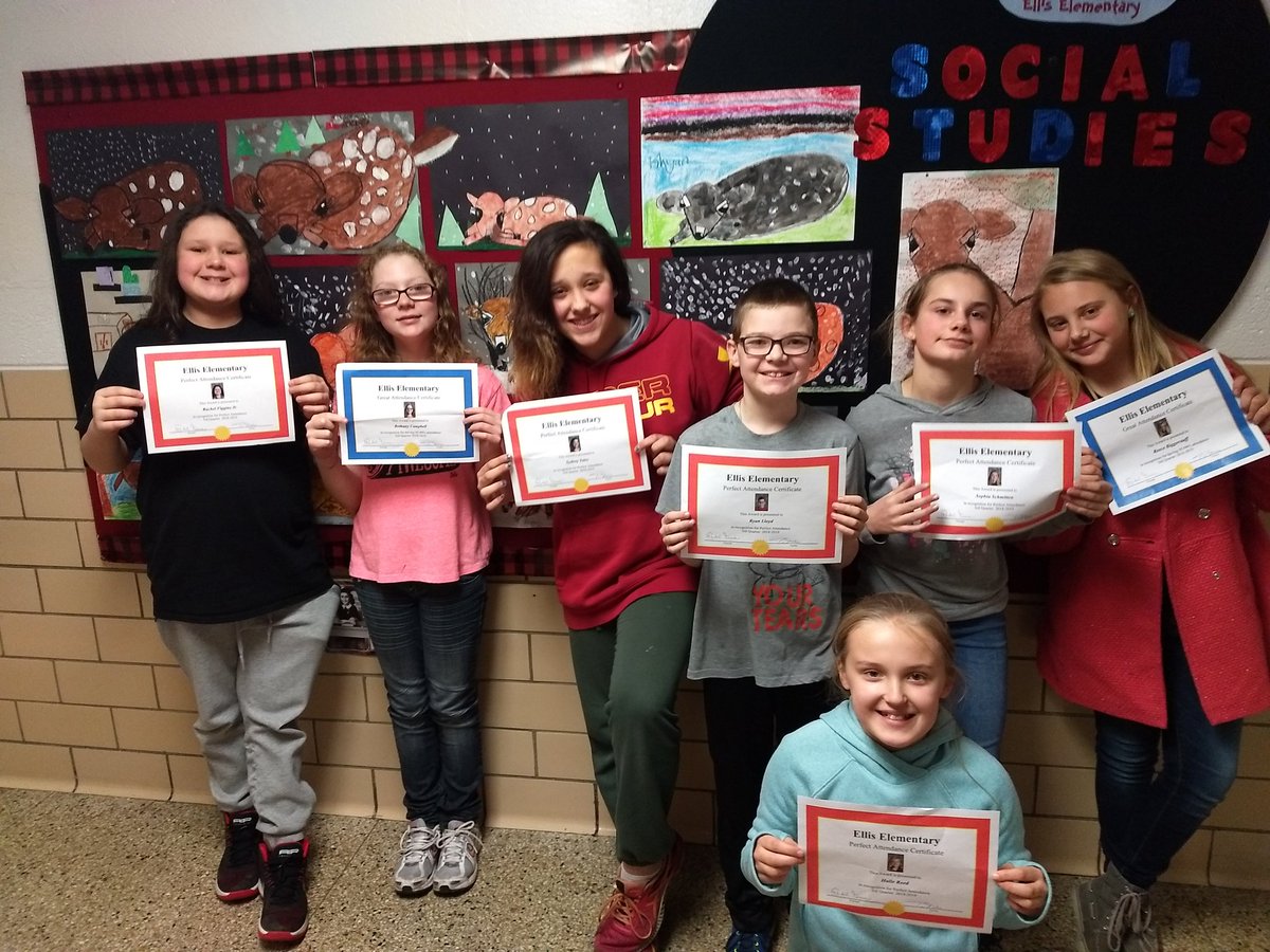 Third quarter awards for Attendance and Honor Roll. Congratulations!