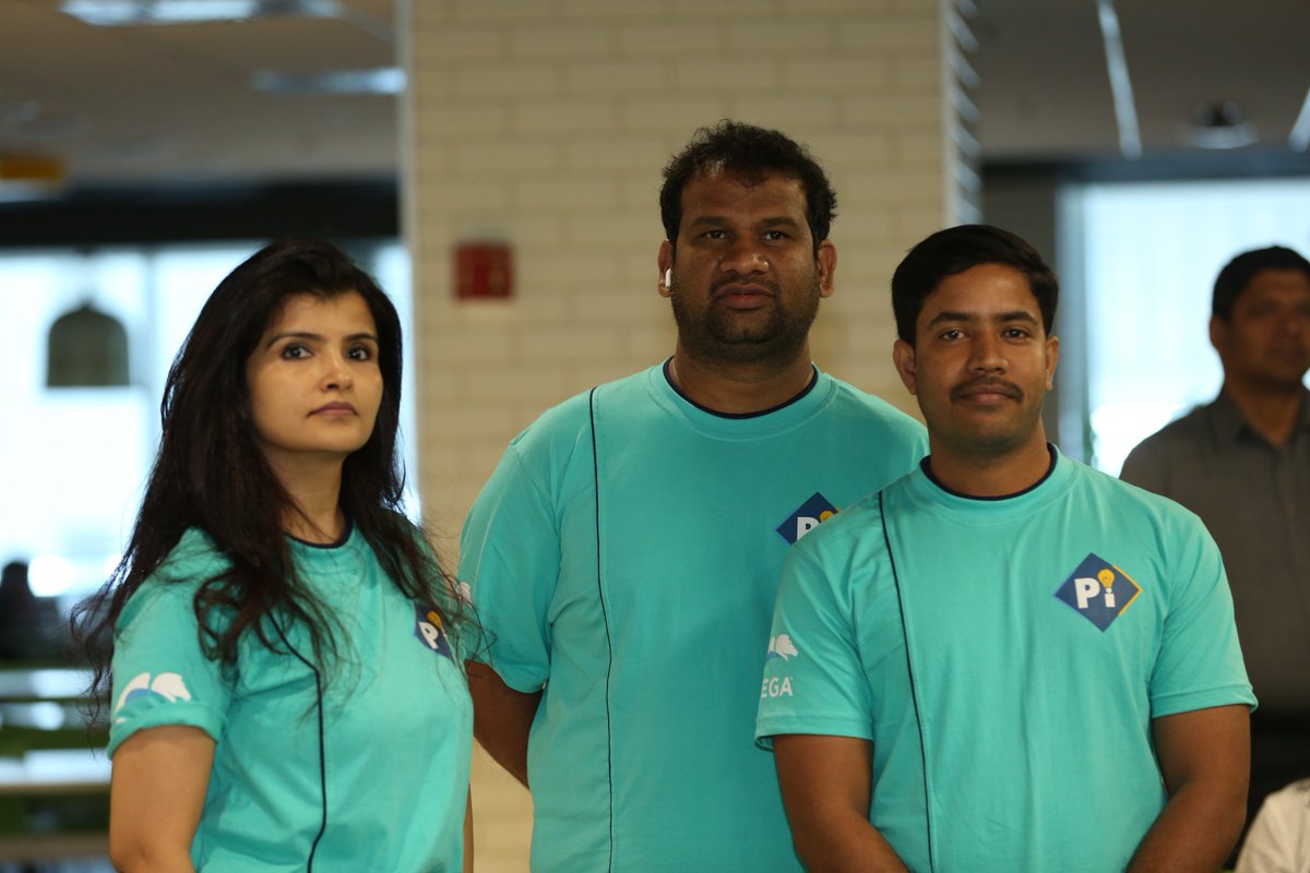 iamkodem's tweet photo. Excited to be a part of Global Hackathon kick off #Hackathon8 #lifeatpega @Pega @udayasri16 @mohan1607 https://t.co/jO9qtaPOkw