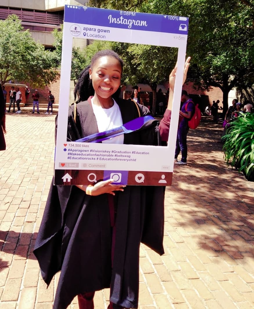 AparaGown's tweet photo. Congratulations to the graduates that graduated today. Thank you for choosing #aparagown #visioniskey #educationforeverychild #makeeducationfashionable https://t.co/ILXBUi2Fkw