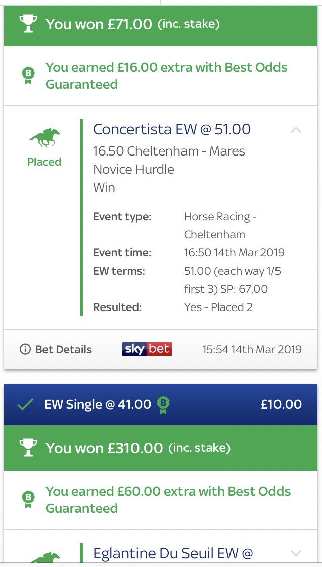 GandhiHarris's tweet photo. What a day R2 #Cheltenham2019 #66s #50s https://t.co/0XAQfDVPO9