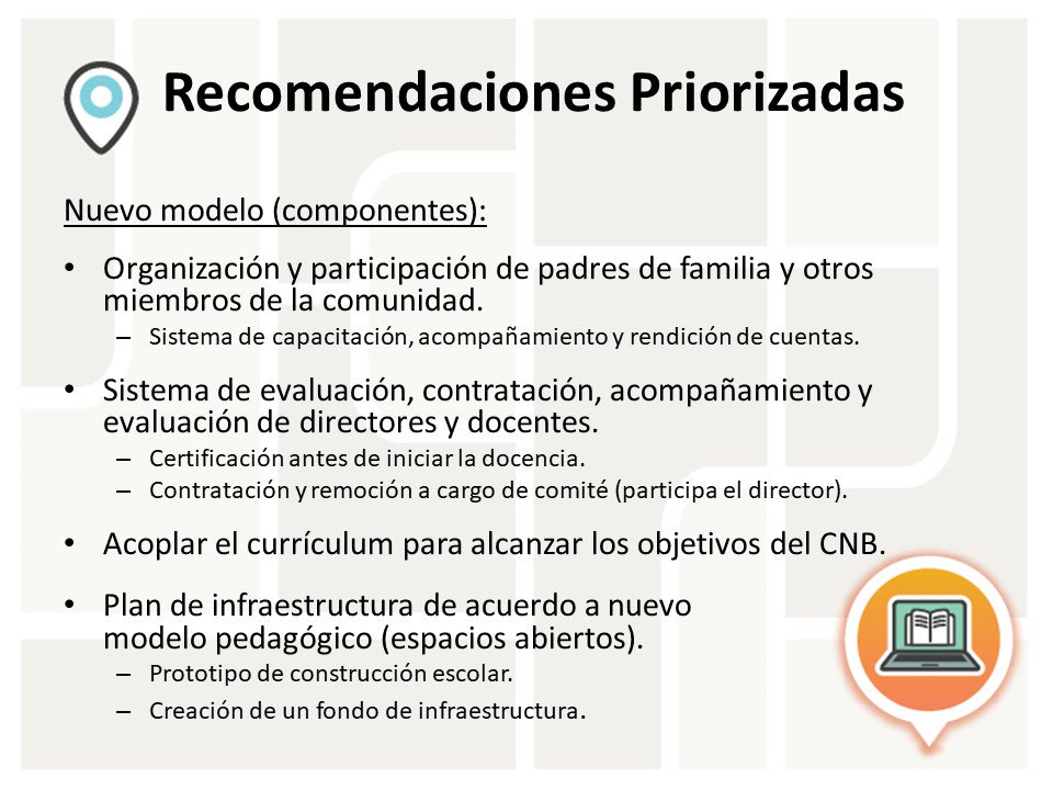 "Pedimos a nuestros comentaristas apoyar el sueño de un sistema nuevo para la Educación en Guatemala. Veremos los resultados positivos de este esfuerzo creativo en 20 años, pero urge cambiar el sistema educativo mediocre que actualmente tenemos" <a href="/LineasFrescas/">MC Aceña</a> en #DesarrolloGT