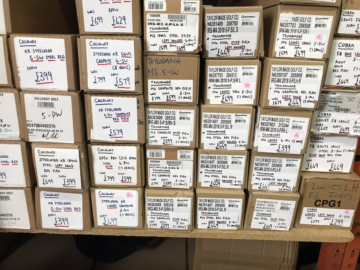 A few iron sets at great deals! Fancy a new set? 👌🏌️‍♀️🏌🏼‍♂️⛳️